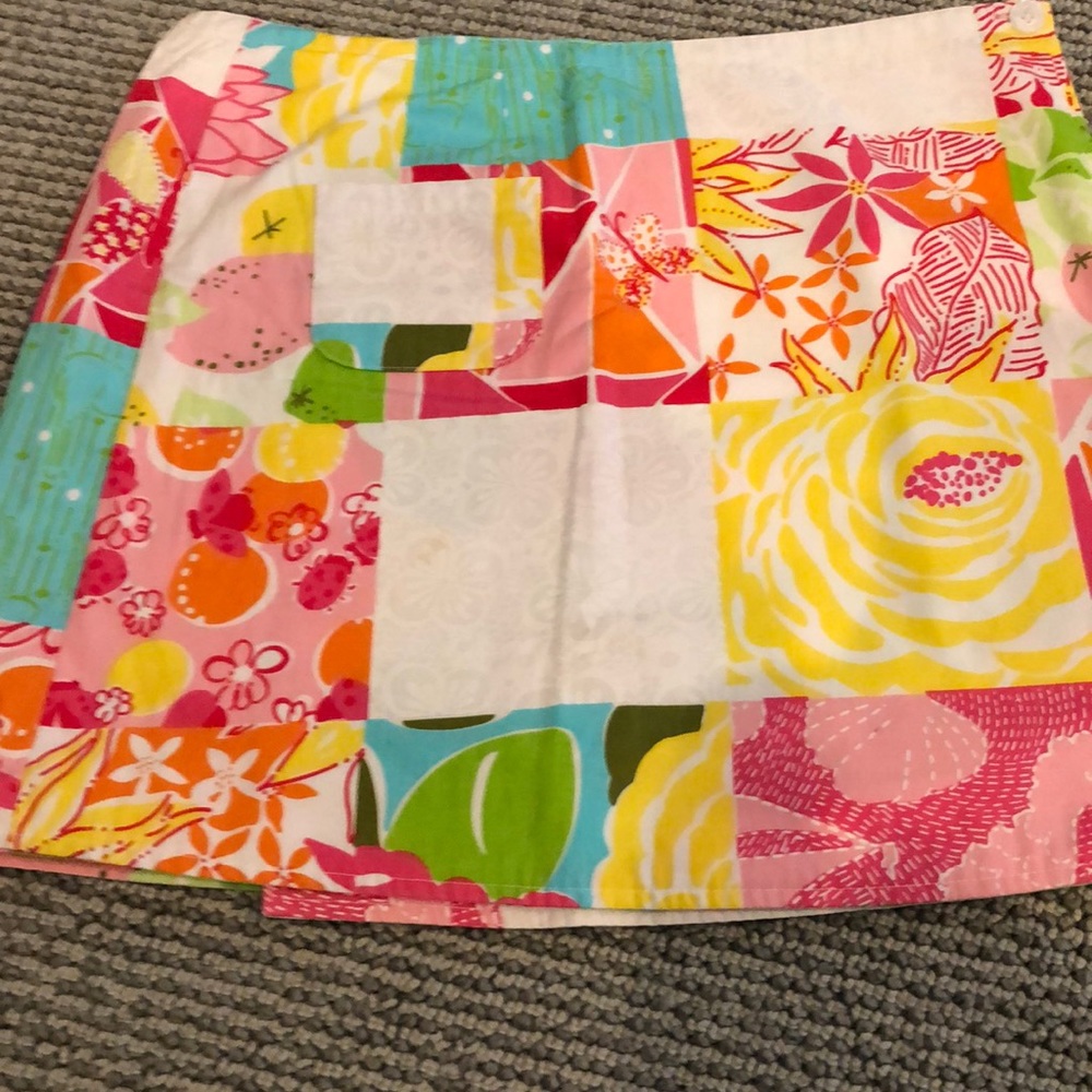 Lilly Pulitzer wrap around reversible skirt